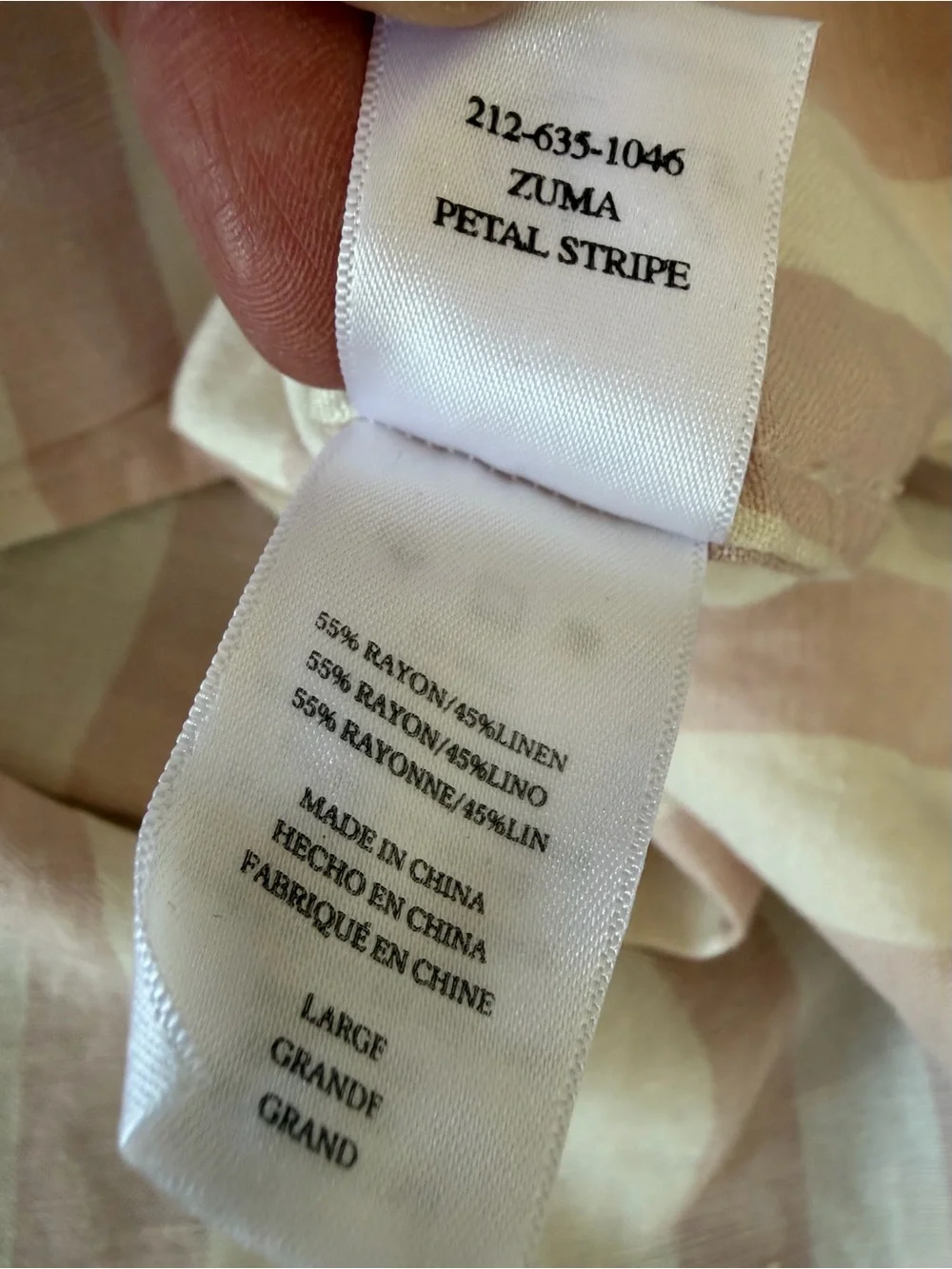 Rails Zuma Short Sleeve Shirt in Petal Stripe size L - Picture 9 of 10